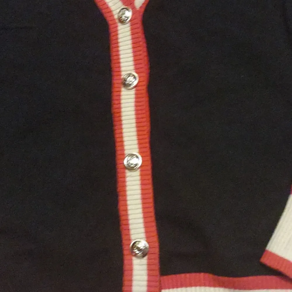 Cardigans woman sweater Y N long sleeve button down the front size large new